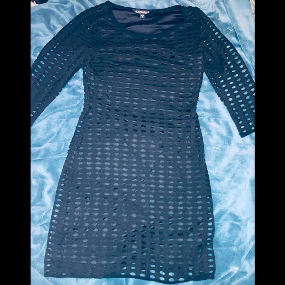 Hot little black Express dress